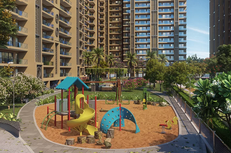Ananta Aspire landscaped garden